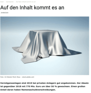 Vermögenswerte: Auf den Inhalt kommt es an